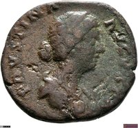 Römische Kaiserzeit: Marcus Aurelius für Faustina Minor